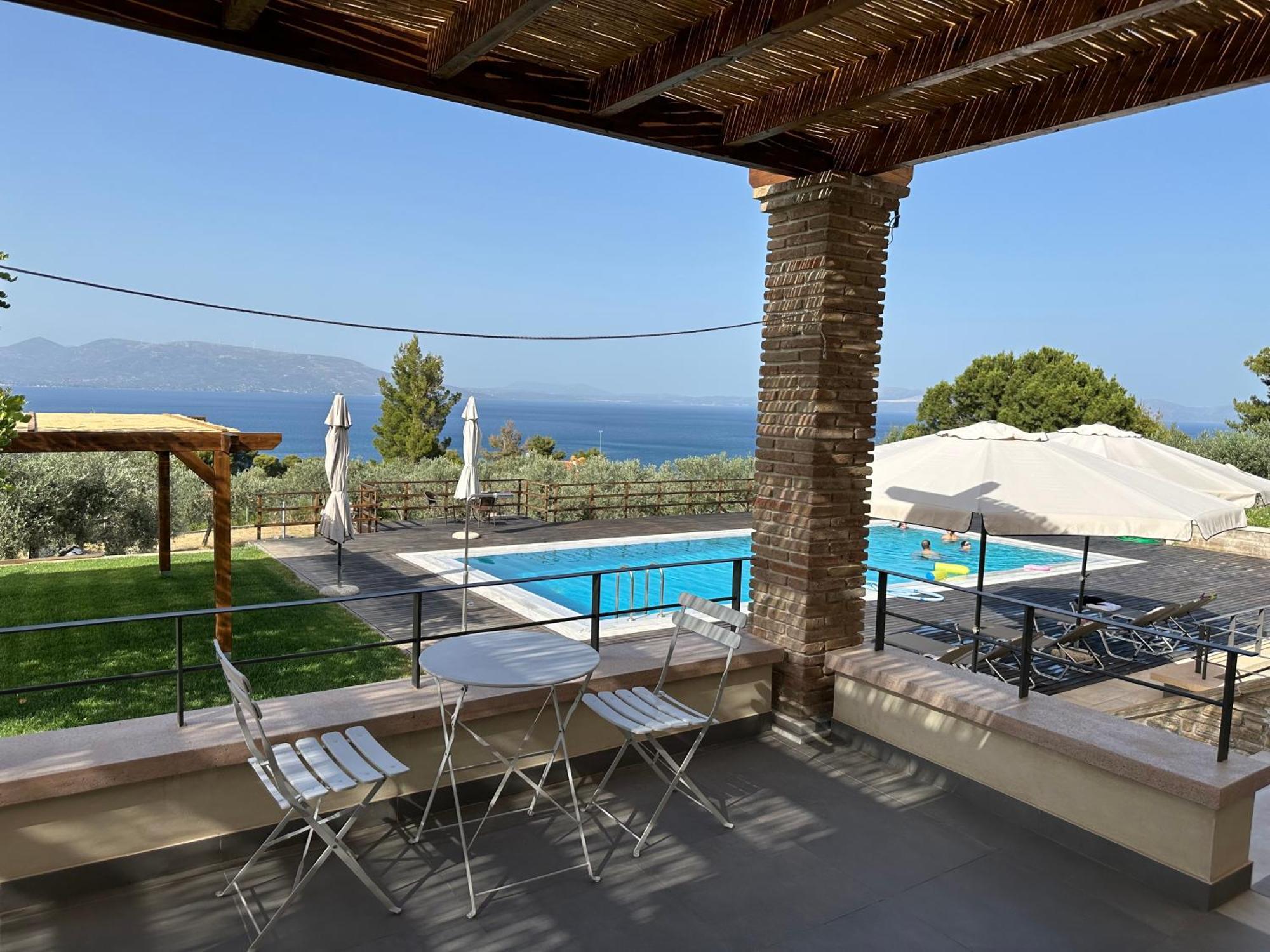 Villa Kalamos / Sea View And Pool Nearby Athens Εξωτερικό φωτογραφία